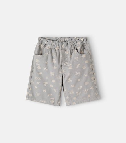 August printed cotton canvas shorts - Wheat - Modalova
