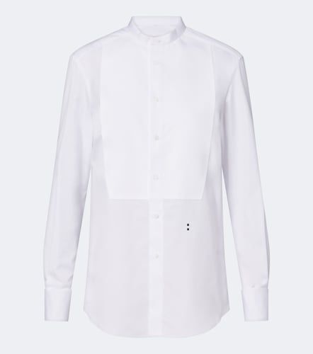Camisa de popelín de algodón con piqué - Fendi - Modalova