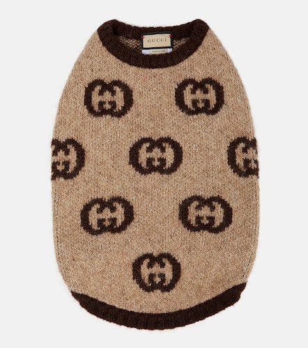 Interlocking G mohair-blend dog sweater - Gucci - Modalova