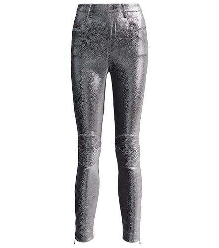 Area Moto metallic pants - Area - Modalova