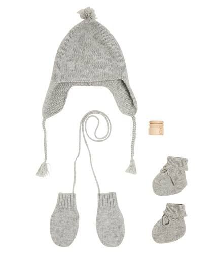 Baby - Set di berretto, muffole e stivaletti in cashmere - Bonpoint - Modalova