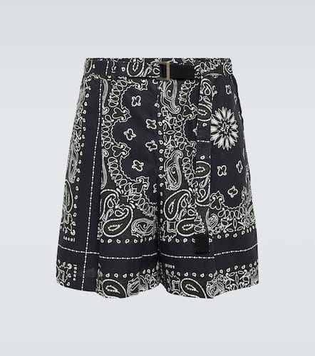 Sacai Shorts aus Baumwollpopeline - Sacai - Modalova