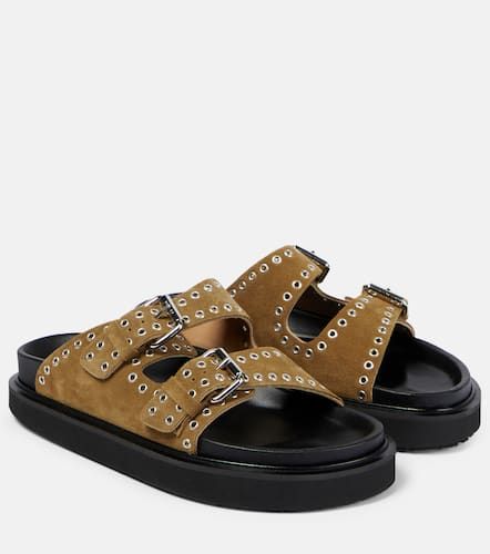 Sandalen Lennya aus Veloursleder - Isabel Marant - Modalova