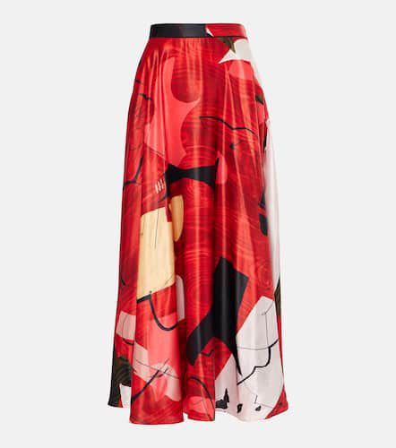 Ameera printed satin maxi skirt - Roksanda - Modalova