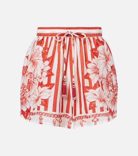 Floral Chains cotton shorts - Farm Rio - Modalova