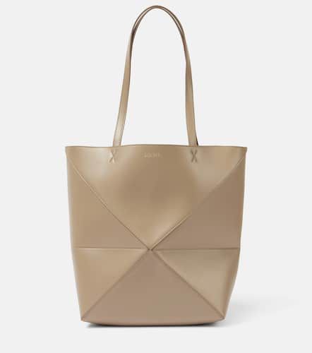 Puzzle Fold Medium leather tote bag - Loewe - Modalova