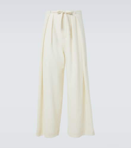 Pantalones anchos Deep Fold de lana - King & Tuckfield - Modalova