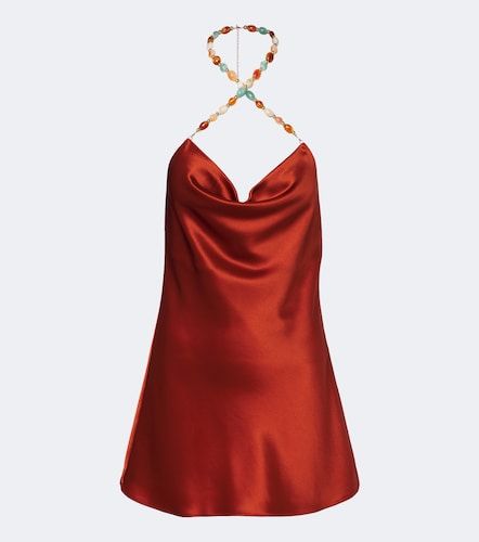 Retrofête Abito corto Marvel in satin con perline - Retrofete - Modalova
