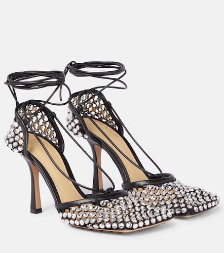 Pumps Sparkle Stretch in mesh e pelle - Bottega Veneta - Modalova