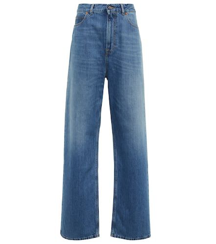 High-Rise Jeans mit weitem Bein - Valentino - Modalova