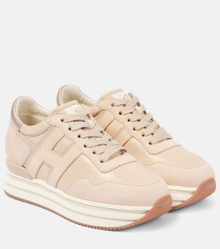 Plateau-Sneakers Midi H222 mit Veloursleder - Hogan - Modalova