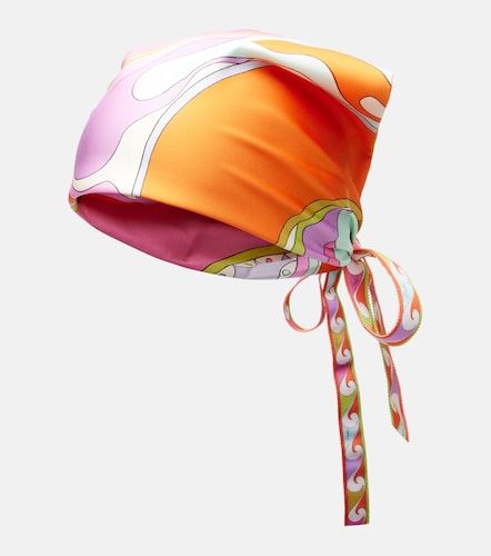 Pucci Orchidee silk twill head wrap - Pucci - Modalova