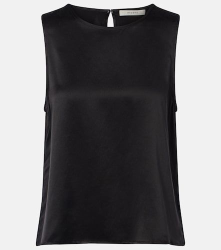 Sofia silk charmeuse tank top - Asceno - Modalova