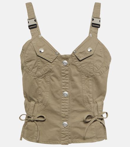 Coperni Utility bustier cotton top - Coperni - Modalova