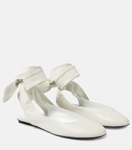 Bridal Slingback-Ballerinas Cloe aus Leder - The Attico - Modalova