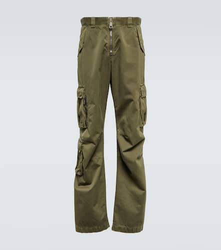 High-rise cotton cargo pants - Dolce&Gabbana - Modalova