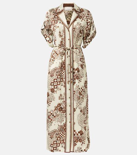 AlÃ©mais Vinnie printed satin shirt dress - Alemais - Modalova