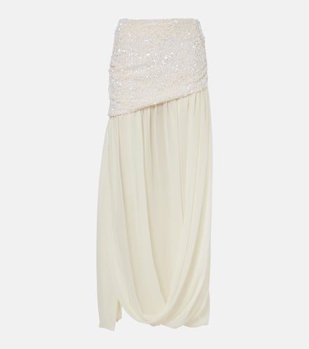 Xu Zhi Sequined layered maxi skirt - Xu Zhi - Modalova