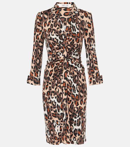 Abito midi Sheska con stampa leopardata - Diane von Furstenberg - Modalova