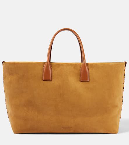 Borsa Cabat Large in suede - Bottega Veneta - Modalova