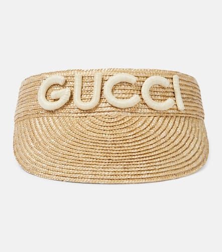 Gucci Stella straw visor - Gucci - Modalova