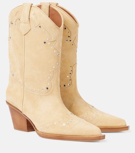 Janice 60 suede cowboy boots - Paris Texas - Modalova