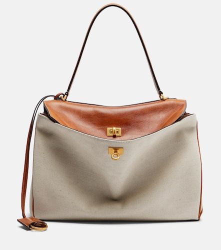 Borsa a spalla Rodeo Medium in canvas - Balenciaga - Modalova