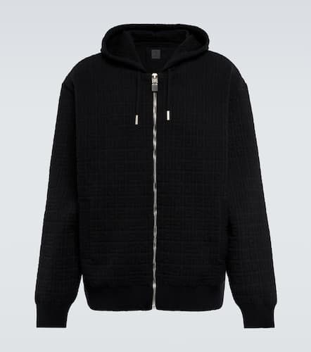 G jacquard wool-blend zip-up hoodie - Givenchy - Modalova