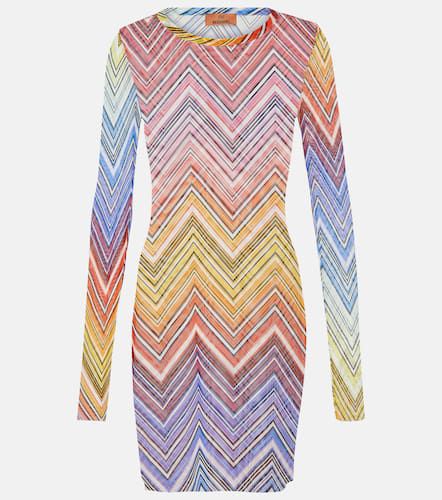 Zig Zag tulle minidress - Missoni Mare - Modalova