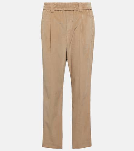 Mid-rise straight corduroy pants - Brunello Cucinelli - Modalova