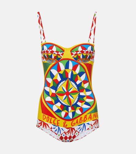 Carretto cutout swimsuit - Dolce&Gabbana - Modalova