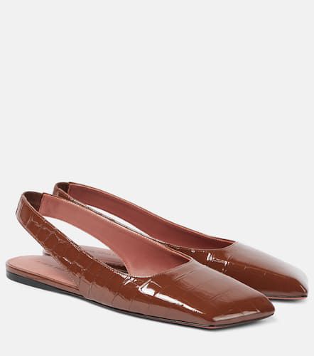 Ballerine slingback Ane in vernice - Amina Muaddi - Modalova