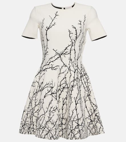 Vestido corto Thorn Branches en jacquard - Alexander McQueen - Modalova