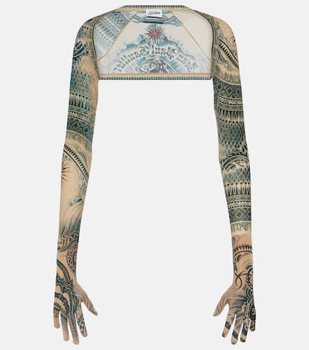 Tattoo Collection printed gloves - Jean Paul Gaultier - Modalova