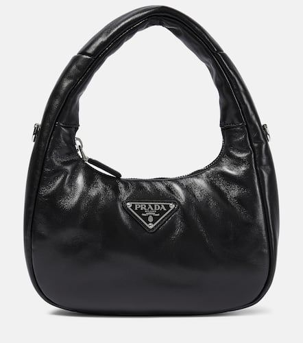 Soft Mini leather tote bag - Prada - Modalova