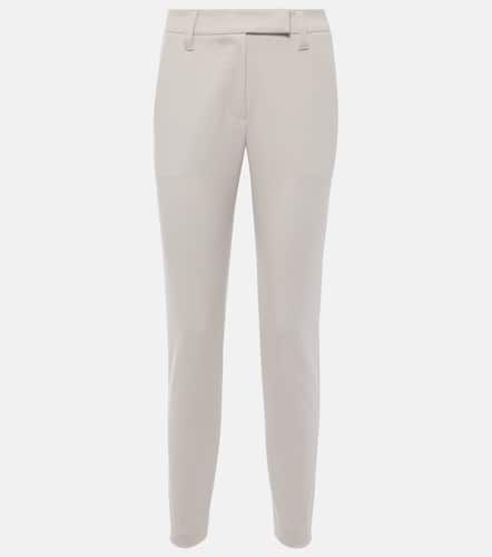 Pantalones slim de mezcla de algodón - Brunello Cucinelli - Modalova