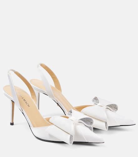 Slingback-Pumps Le Cadeau 85 aus Satin - Mach & Mach - Modalova