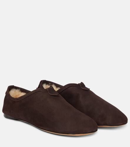 Floaty suede slip-on shoes - Loro Piana - Modalova