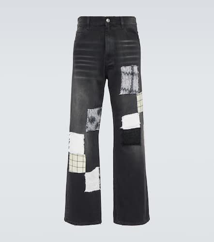 Jeans anchos con aplique de parche - Marni - Modalova