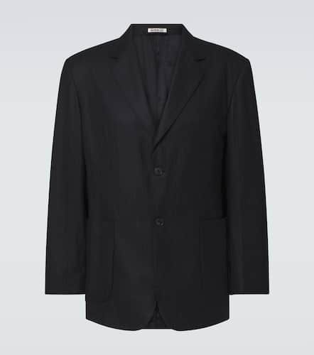 Blazer in flanella di lana e seta - Auralee - Modalova