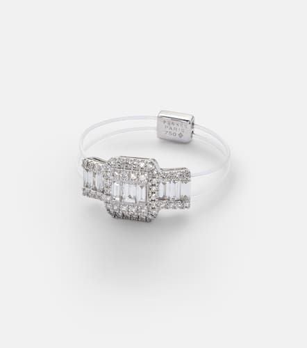 Persée Anillo Floating de oro blanco de 18 ct con diamantes - Persee - Modalova