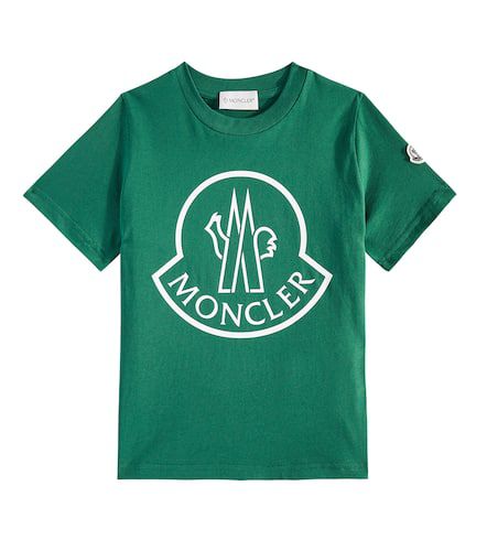 T-Shirt aus Baumwoll-Jersey - Moncler Enfant - Modalova