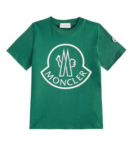 T-Shirt aus Baumwoll-Jersey - Moncler Enfant - Modalova