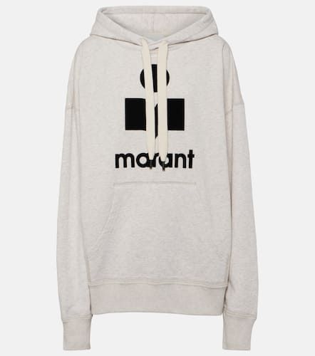 Logo cotton-blend jersey hoodie - Marant Etoile - Modalova