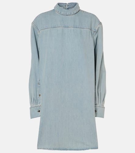 Denim turtleneck top - Dries Van Noten - Modalova