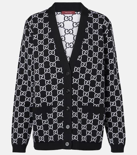 GG wool-blend jacquard cardigan - Gucci - Modalova