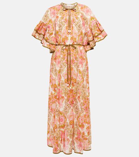 Vestido midi de algodón floral - Zimmermann - Modalova