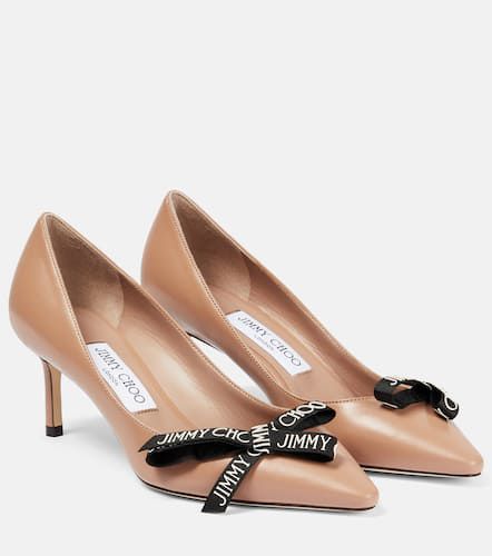 Romy 60 embellished leather pumps - Jimmy Choo - Modalova