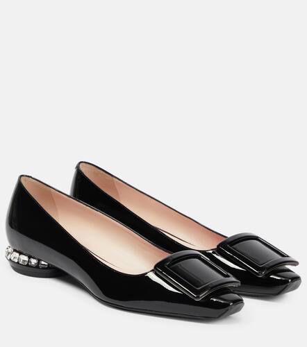 Strass Heel patent leather ballet flats - Roger Vivier - Modalova