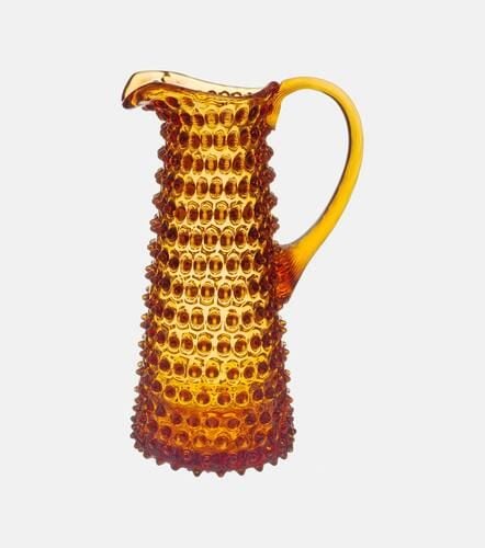 Brocca Hobnail Amber in vetro alta - Klimchi - Modalova